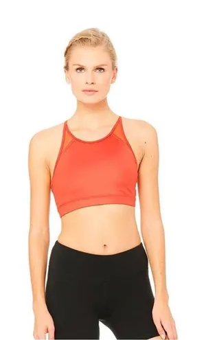 Alo‎ Yoga Orange Mesh Sports Bra Size: S thumbnail 1
