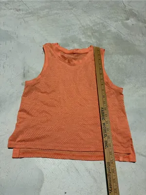 Lululemon Orange athletic Tank Top thumbnail 2
