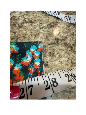 aerie Orange Multicolor Floral Leggings thumbnail 4