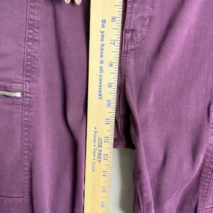 Pistola Hannah Cargo Skinny Pant Women's Dark Purple Stretch Fabric Mid-Rise 32 thumbnail 12