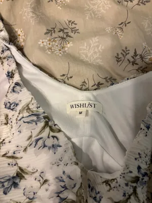 Wishlist Pink blush maternity blue floral mini dress thumbnail 3