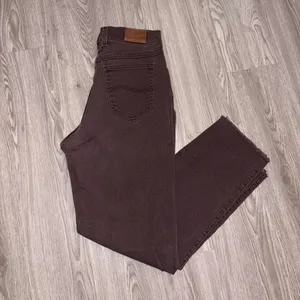 Lee Vintage Brown High Waisted Straight Leg Jeans thumbnail 1