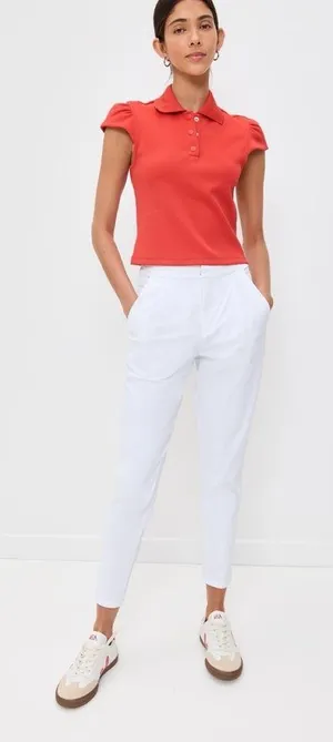 Greyson Phoenix Trousers White Golf Pants Size Large Stretch thumbnail 1