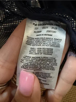 Columbia Women's Powder Lite insulated jacket Quilted Chevron EUC Large thumbnail 7