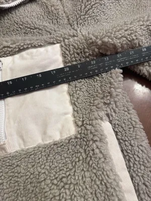 Wilfred Free  Aritzia Teddy Sherpa Jacket Zip Up Medium thumbnail 8