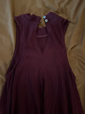 Burgundy Dress thumbnail 2