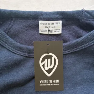 Where I'm From Boston Go Sports Cropped‎ Sweatshirt Navy Blue Medium NWT USA thumbnail 8