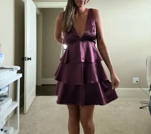 Lulus Satin Dress thumbnail 2