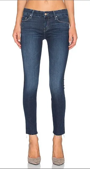 Mother Denim Looker Ankle Fray Women's Jeans in No‎ Play Size: 24 thumbnail 1