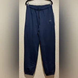 Alo Yoga NWT Accolade High Waist Jogger Sweatpants Navy Blue Size L thumbnail 8
