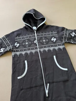 Skylinewears Nordic Print Sweatshirt Pajama Jumpsuit thumbnail 8
