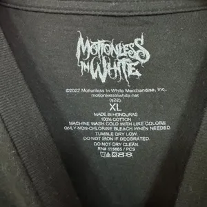 Motionless in White Watercolor Portrait T-shirt size XL. thumbnail 4