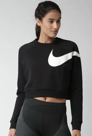 Nike Dri-Fit Versa Cropped Sweatshirt thumbnail 1