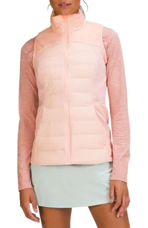 Lululemon Down for It All Vest Pink Mist thumbnail 1