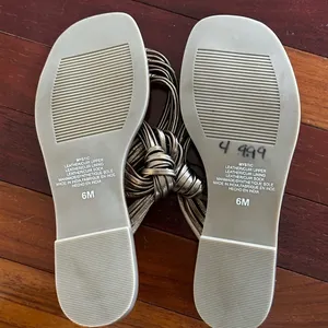 NEW Anthropologie Matisse Mystic Sandals Vacation Slides Boho Bronze Brown 6M thumbnail 5
