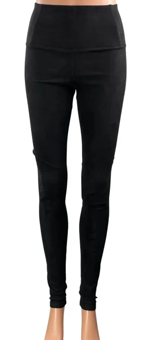 Aritzia Wilfred Free Black High Waisted Activewear Athletic Leggings Pants Sz XS thumbnail 1