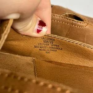 Lucky‎ Brand Lisinda slip on mules cognac leather women's size 8 business casual thumbnail 8