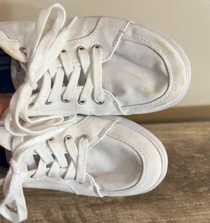 Keds White Canvas Sneakers Tennis Shoes Women’s Size 8.5 DIY Project thumbnail 9