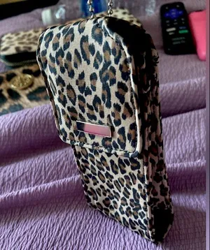 Leopard Print Bag/Case Tan thumbnail 1