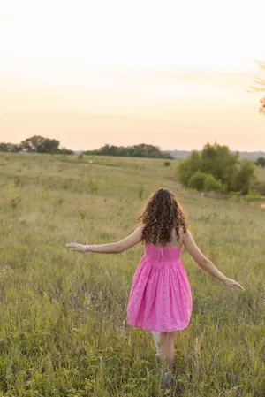Altar'd State Pink floral dress thumbnail 2