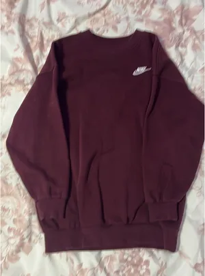 Maroon Nike Crewneck Sweatshirt thumbnail 1