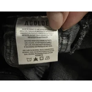 AGOLDE Cooper Cargo Straight Jean Faded Black Size‎ 25 Edgy Modern Classic thumbnail 8