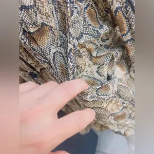 Zara snake print dress size medium has pockets NWT thumbnail 7