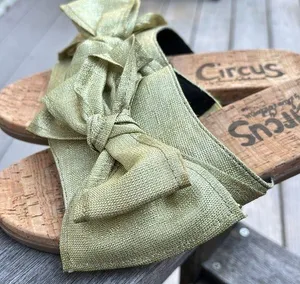 Circus by Sam Edelman nicola green slide sandals thumbnail 1