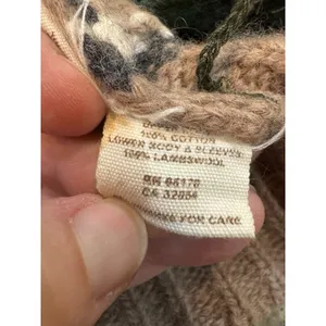 We The Free Fairisle Bomber Jacket Size XS Wool Cotton Utility thumbnail 13