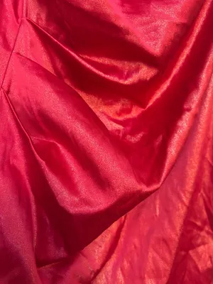 As U Wish Red Satin Rosette Mini Dress Size 7 Homecoming One Shoulder thumbnail 5