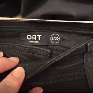 OAT HR Wide‎ Leg Pants Black Size 29 thumbnail 7