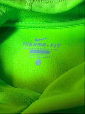 Nike Neon Green Therma-Fit Hoodie Size M (19” PTP) thumbnail 7