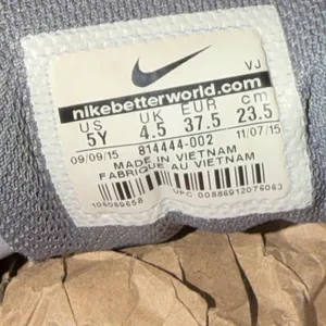 Pre-Owned Nike Air Max Thea GS Youth Gray Sneakers Shoes Size 5Y 814444-002 thumbnail 8