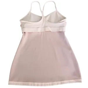 Lululemon Power Y Tank Everlux Silk Rose Size 8 Light Support B/C Cup Shelf Bra thumbnail 7