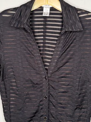 Cache Black Sheer Blouse thumbnail 2