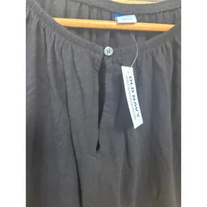 Old Navy Black Puff Sleeve Top Size Medium‎ thumbnail 4