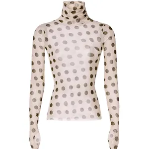 AFRM- Zodie Polka Dot Turtleneck Top Size XS thumbnail 5