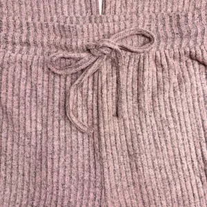 Rose Pink Lounge Pants Super Soft Wide Leg Drawstring Waist I Am Medium NEW thumbnail 6