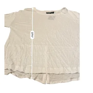 Adrienne Vittadini NWT Linen Top Women's XL White Long Sleeve Lightweight Resort thumbnail 8