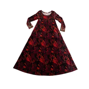 Soft Surroundings orange Black Velvet Maxi Dress Embroidered Cuffs XS pockets thumbnail 2