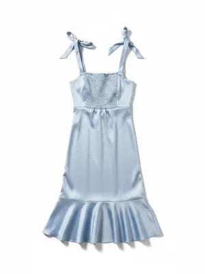 SKIES ARE BLUE Baby Blue Dress Formal Midi Size Small. NWT thumbnail 3