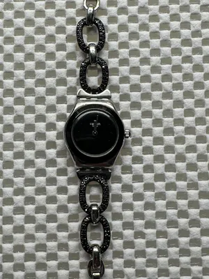 Swatch Watch Iron Lady Black Glitter YSS293G Classic 2015 thumbnail 3