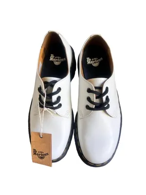 DR. MARTENS 1461 Quad Smooth Leather Unisex Platform Shoe Size 10 or 9 #B1292 thumbnail 9