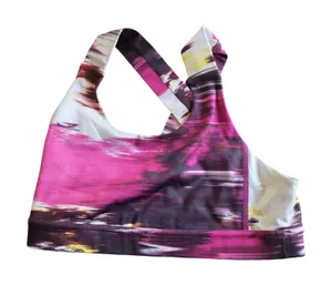 Lululemon All Sport Bra III Pigment Wind Berry Rumble Multi Size 6 thumbnail 1