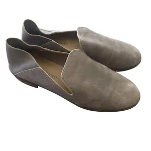 Lucky Brand Women's‎ Size 6 M Cahill Taupe Leather Loafer Flat Shoes thumbnail 8