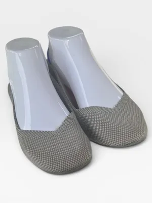 Rothy’s The Flat Gray Knit Ballet Flats Washable Sustainable Shoes 7.5 thumbnail 5