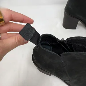 [UGG] Black Pixley Suede Leather Chunky Block Heel Round Toe Ankle Boots Sz 9.5 thumbnail 7