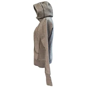 Lululemon Scuba Hoodie You Are Beautiful White Black Micro Stripe thumbnail 2