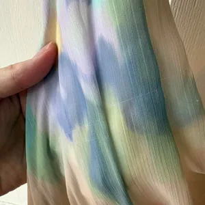 Taylor Maxi Dress Womens 12 Empire Waist Watercolor Tie Dye Lined Wedding thumbnail 8