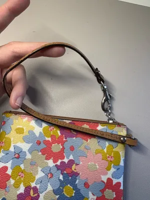 Colorful Vintage Coach Wristlet thumbnail 4